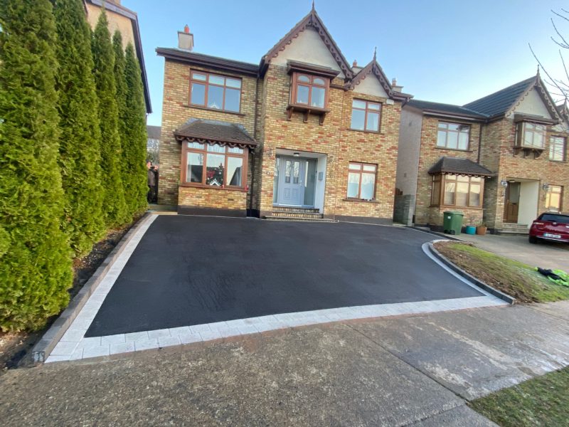 Asphalt Driveway with New Kerbstones and Step in Wicklow (2)