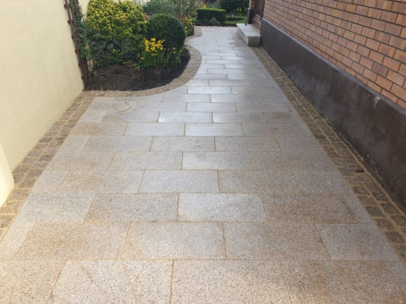 Granite Flagstones Driveway and Patio in Collinswood, Dublin (6)