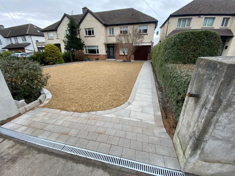 Gravel Driveway with Cobbled Pathway in Clondalkin, Dublin (3)