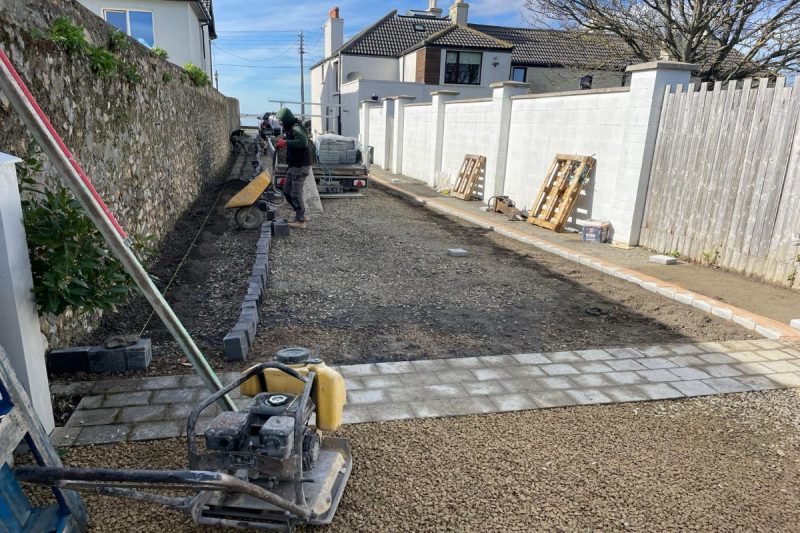 Gravelled Driveway with Tarmac Laneway and Flowerbeds in Sutton, Co. Dublin (3)