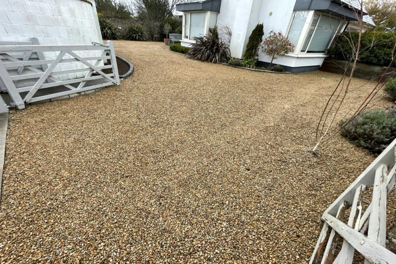 Gravelled Driveway with Tarmac Laneway and Flowerbeds in Sutton, Co. Dublin (8)