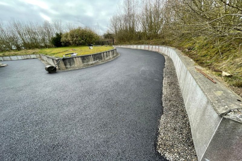 Tarmacadam Driveway with Gravel Soak Pits in Kinnity, Co. Offaly (5)