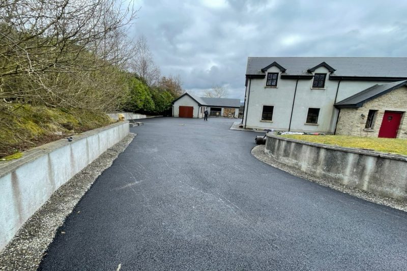 Tarmacadam Driveway with Gravel Soak Pits in Kinnity, Co. Offaly (6)