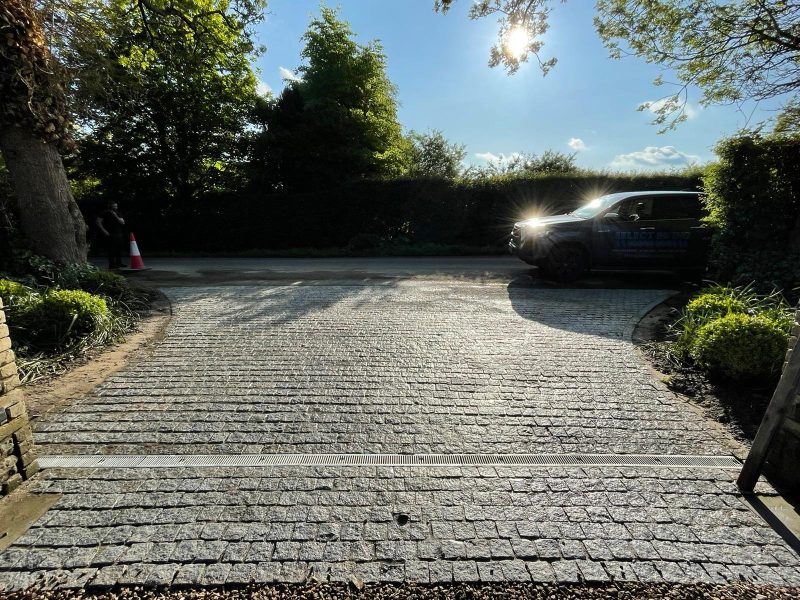Gravelled Driveway with Granite Cobbled Apron in Maynooth, Co. Kildare (4)