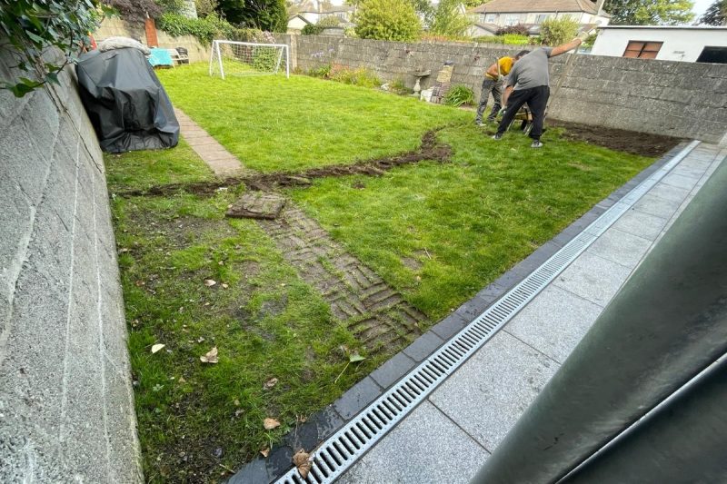 Gravelled Driveway with Granite Slabbed Patio in Raheny, Dublin (1)